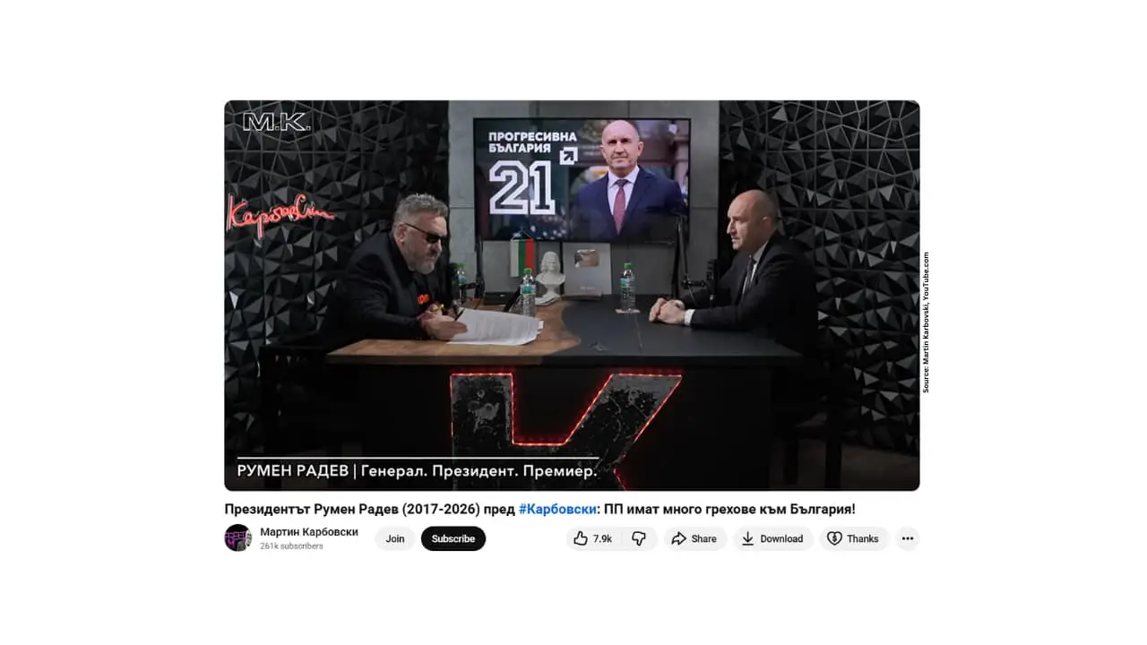 Radev, the Messiah – You shall know him by his words